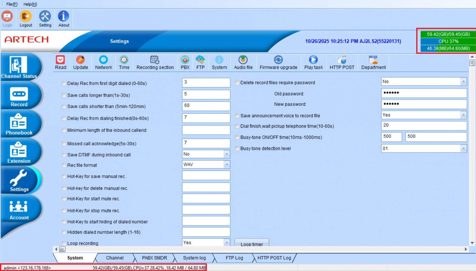artech_AQ8L_truy_cap_thanh_cong