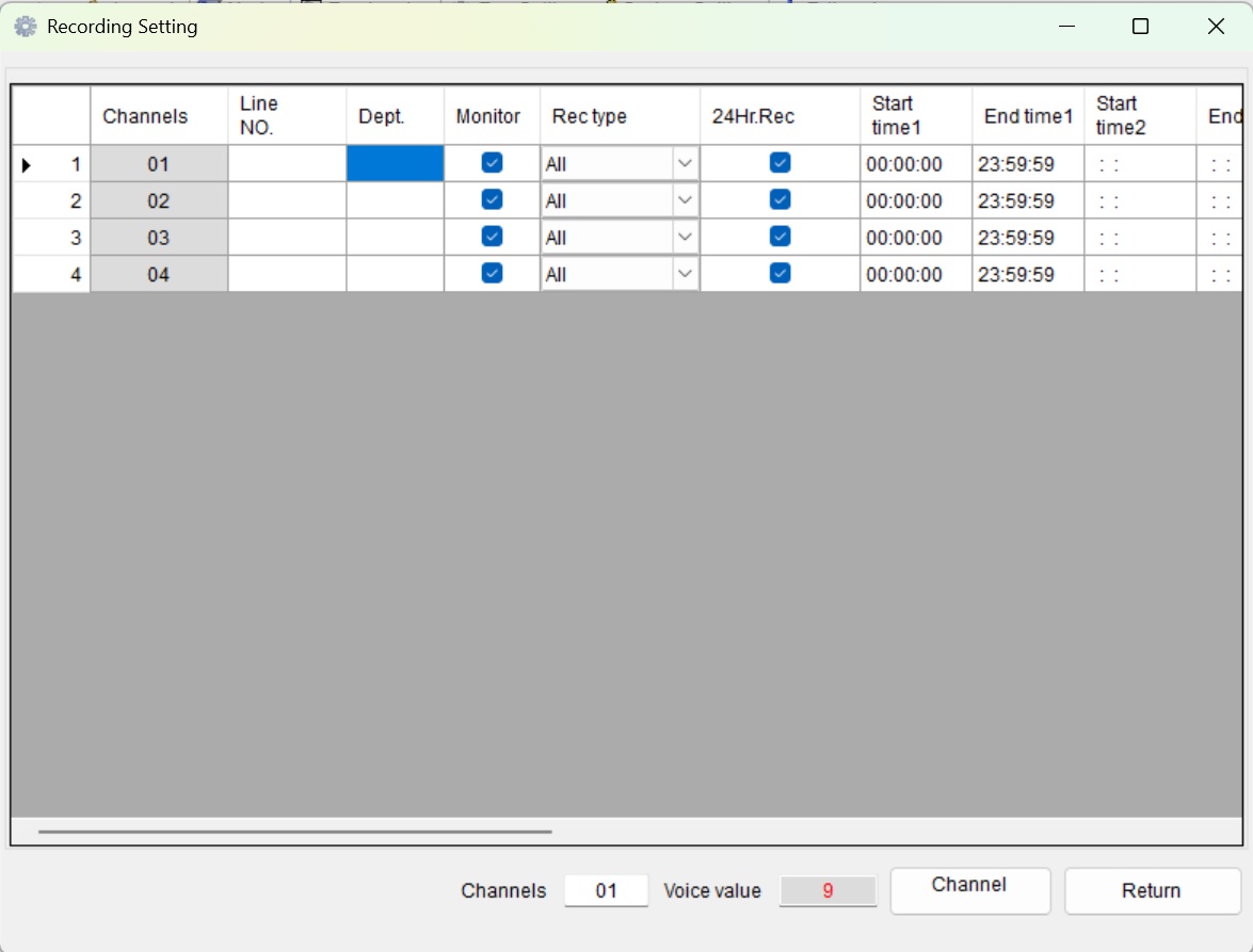 Tansonic_T5U4_rec_setting